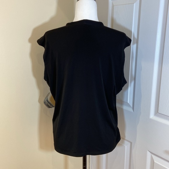 ALLISON DALEY | Size PL | black sleeveless blouse - Picture 3 of 7